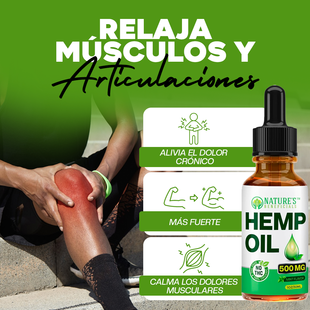 HEMP OIL DOLORES MUSCULARES